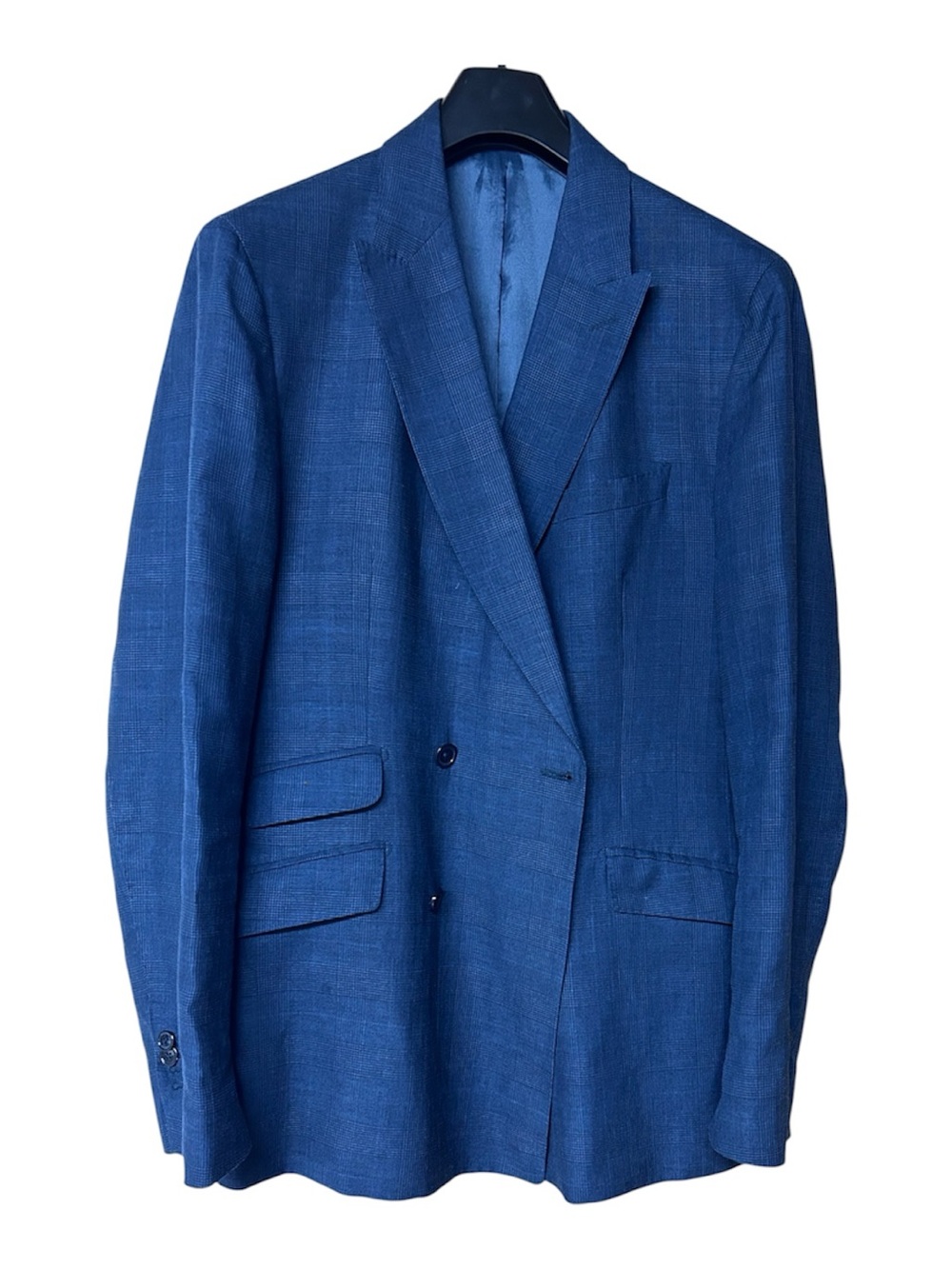 Massimo Dutti Men Wool Silk Linen Blazer Jacket Size 40
